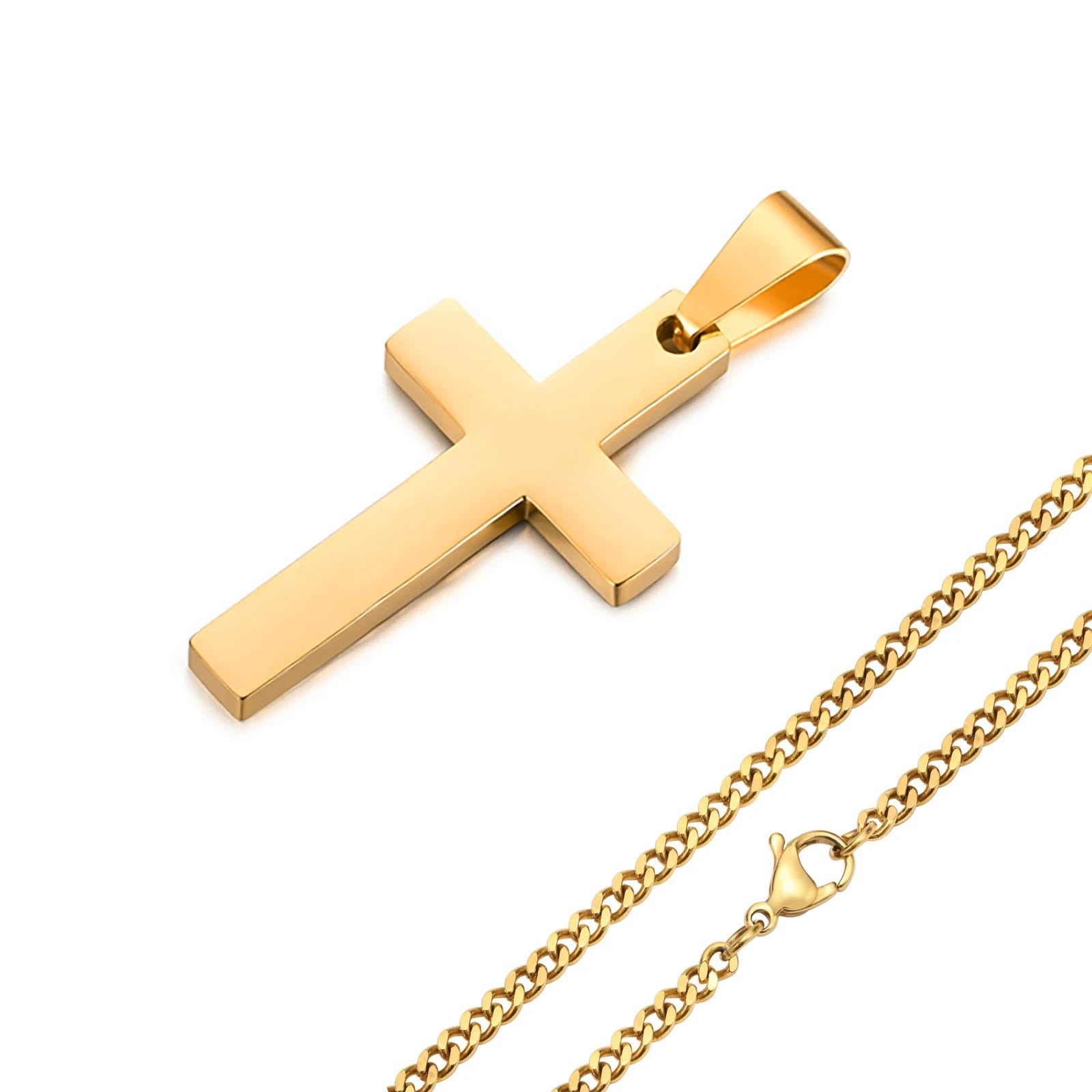 Escapulário Cruz Inox – Fé, Força e Estilo