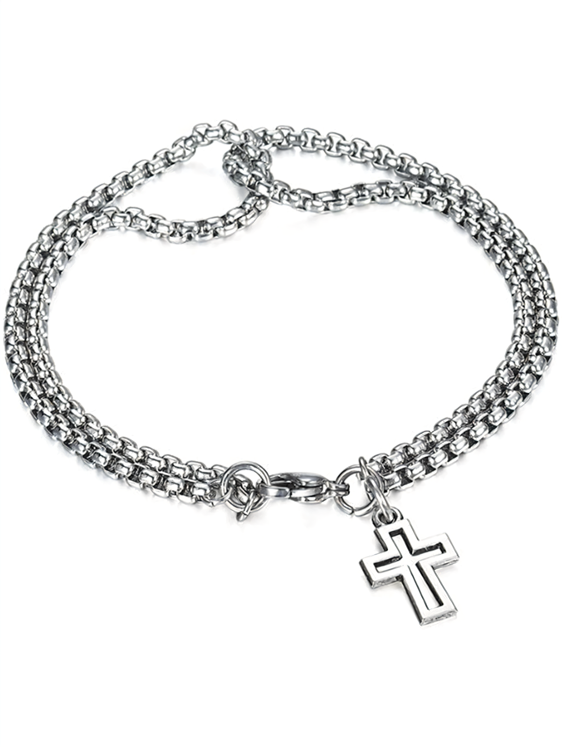 Pulseira Berloque Fé de Aço