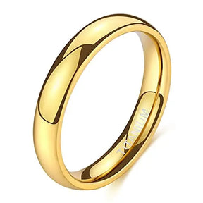Anel Liso Dourado