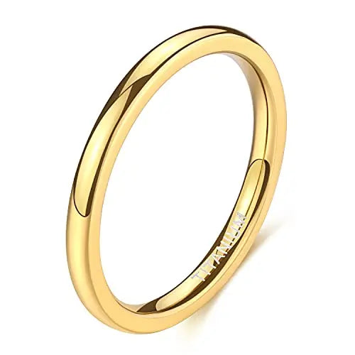 Anel Liso Dourado