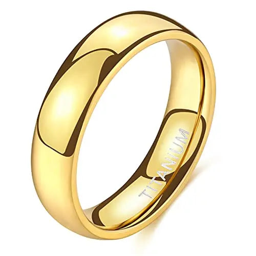 Anel Liso Dourado