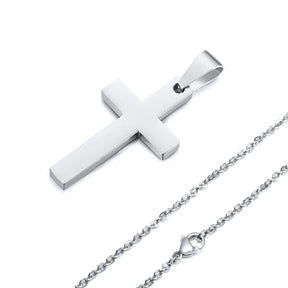 Escapulário Cruz Inox – Fé, Força e Estilo