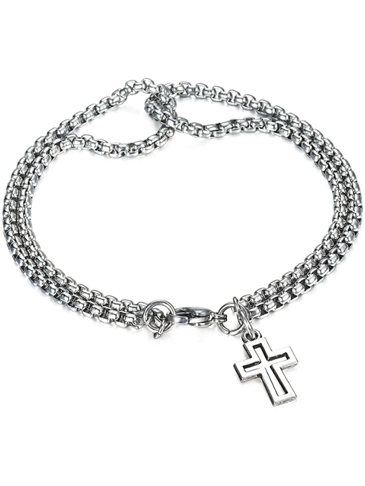 Pulseira Berloque Fé de Aço